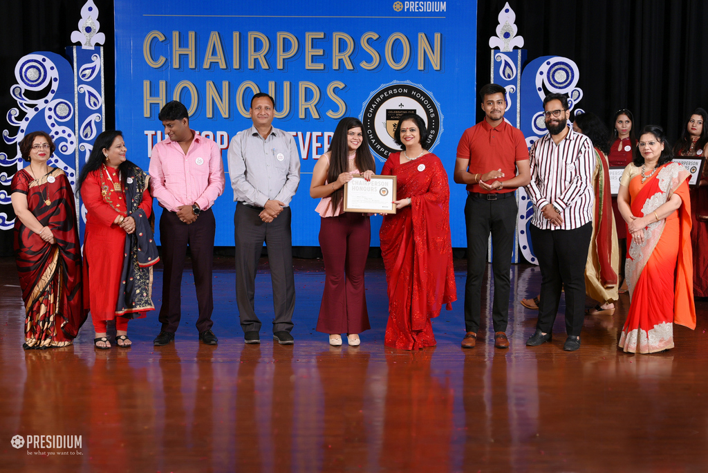 Presidium Rajnagar, CHAIRPERSON HONOURS’19: TEACHERS RECEIVE THE MOST PRESTIGIOUS HONOUR